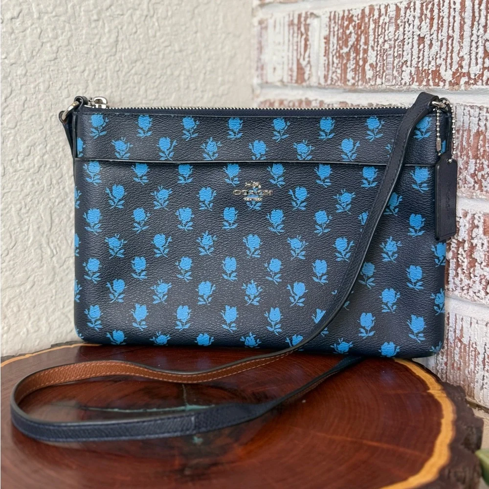 Coach Badlands Midnight East West Crossbody Bag - Picture 1 of 8